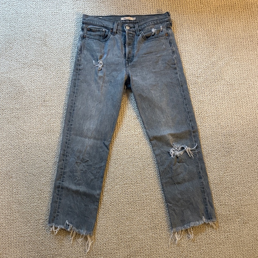 Levi’s Wedgie Straight Crop Jeans
